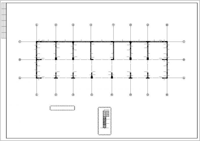 某18层框架－抗震墙住宅结构设计图_图1