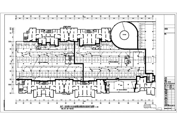 高层住宅小区人防地下室全套电气设计施工图_图1