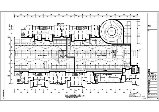 高层住宅小区人防地下室全套电气设计施工图-图二