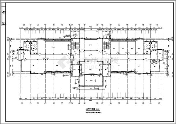 某多层办公楼建筑施工图（含设计说明）-图一