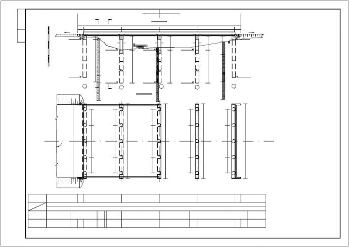 预应力空心板桥梁结构cad施工设计图纸_图1
