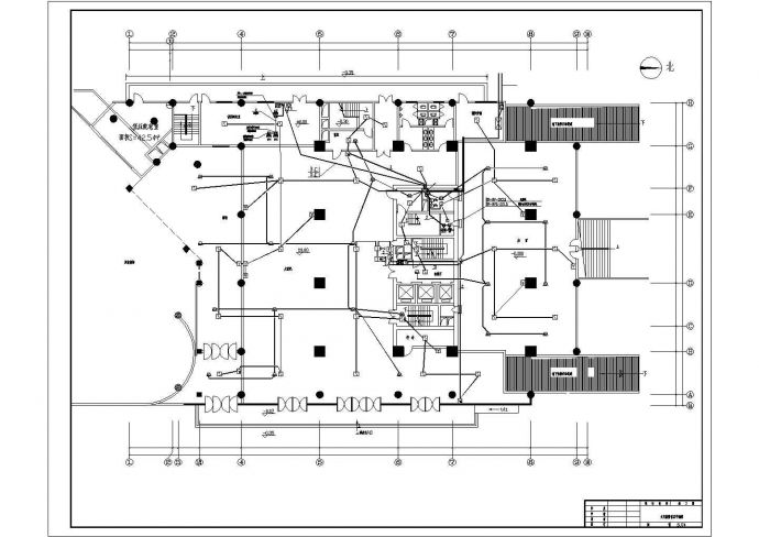 酒店电气设计方案及施工CAD图纸全套_图1