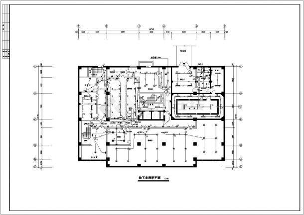 某宾馆电气施工与设计方案全套CAD图纸-图二