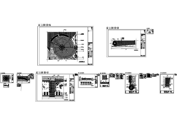 浙江萧山城市广场全套景观园林施工图_图1