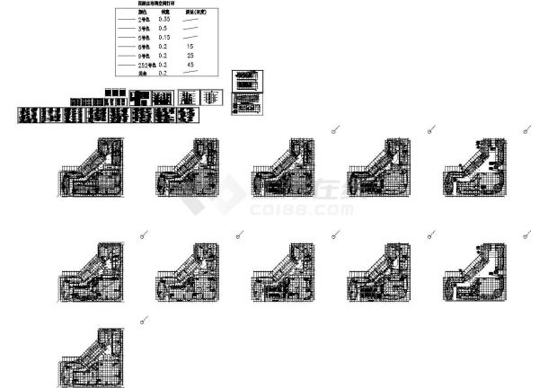某大型商业广场（79360.8平方米）配电设计cad全套电气施工图（含设计说明）-图二
