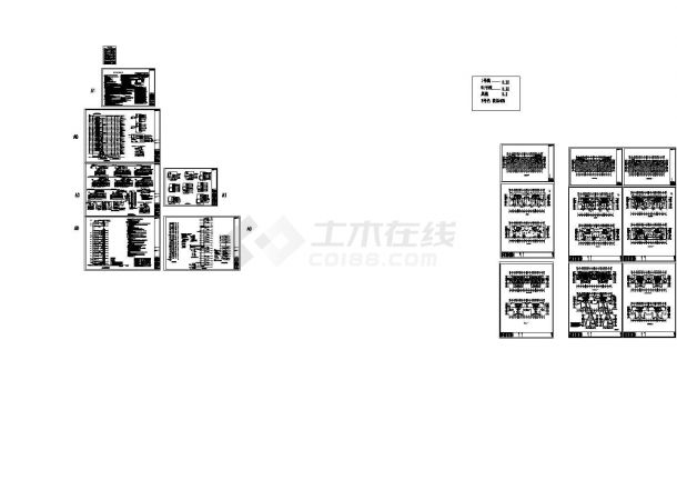 某大型商业综合楼配电设计cad全套电气施工图纸（含设计说明，200张图）-图二