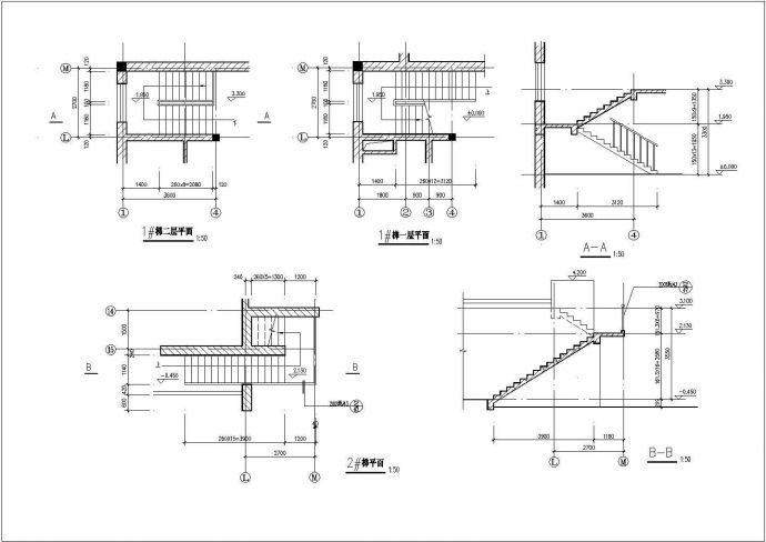540平米两层独立豪华别墅建筑设计施工图_图1