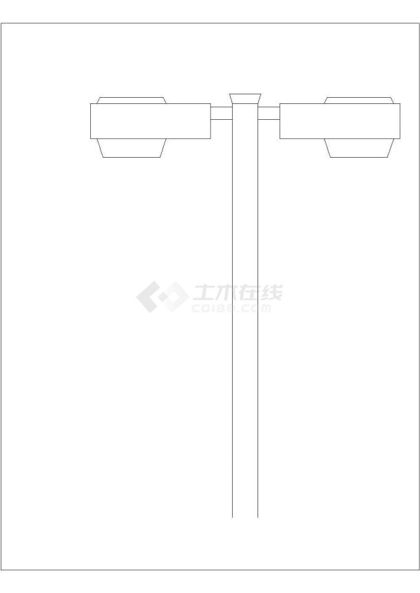 吊顶挂灯常用的完整CAD素材图块集-图一