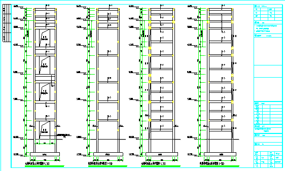 4层餐厅室外钢结构电梯加装工程施工图_图1