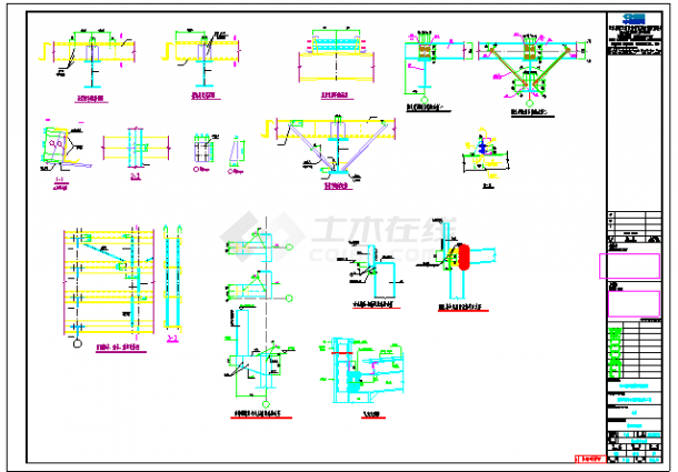 2021单层钢结构厂房全专业施工图纸-图二