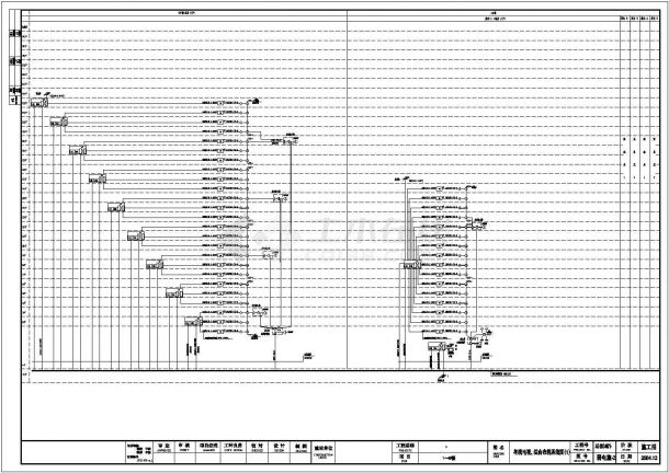某小区综合布线设计方案CAD施工图-图二