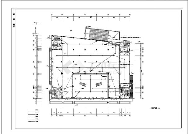 某商场全套电气设计详细CAD施工图-图二