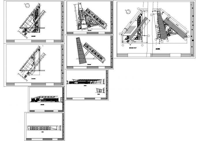 某美术馆园林设计CAD方案设计图（标注比较详细）_图1