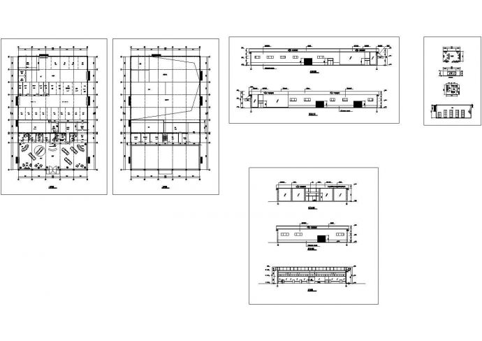 北京现代4S店建筑设计施工图纸_图1