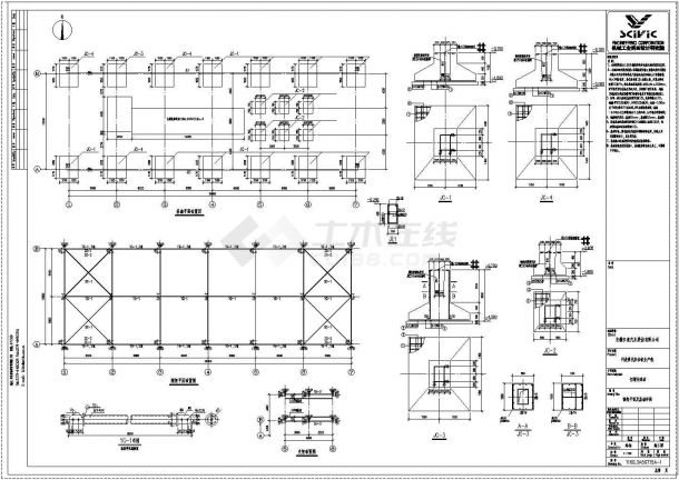 某地工厂钢结构房屋结构设计施工图-图一