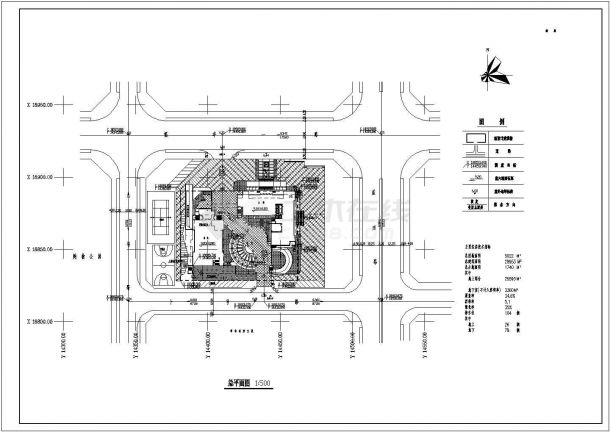 深圳某国安局25层现代风格办公大厦建筑设计施工图（知名设计院）-图一