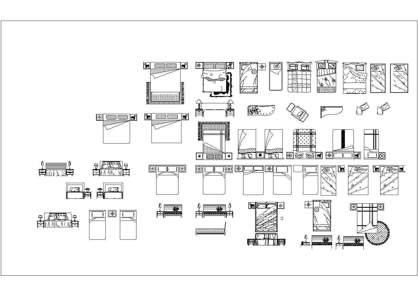 室内家装常用图库之厨房用具CAD图