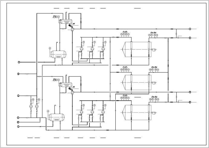 某大型燃气导热油炉详细施工设计图_图1