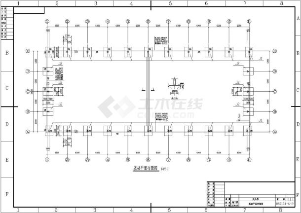 某地24米轻钢仓库结构设计施工图-图二