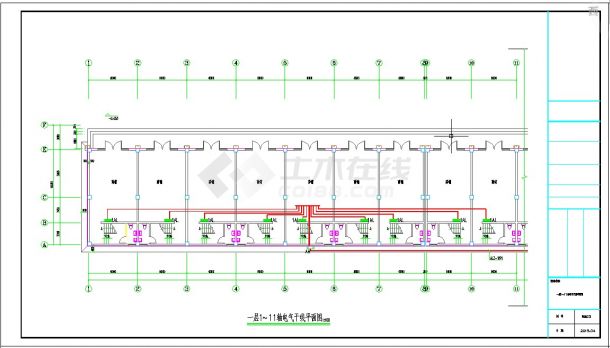 某3923㎡地上两层商业门店电气施工图（高11米）-图一