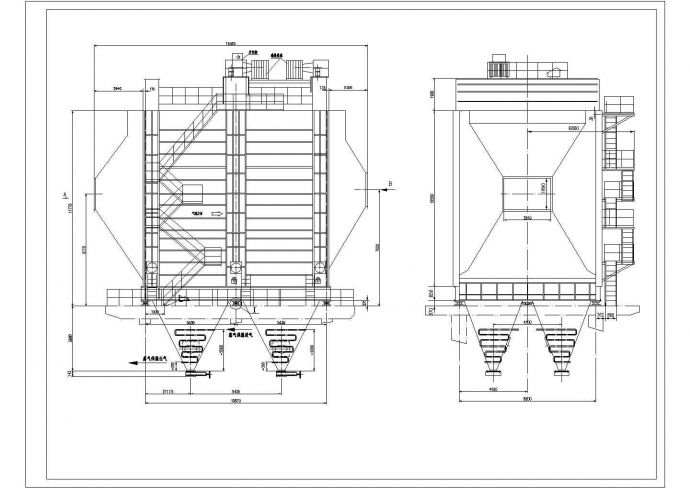 某城市工厂锅炉用电除尘器方案规划布置图_图1