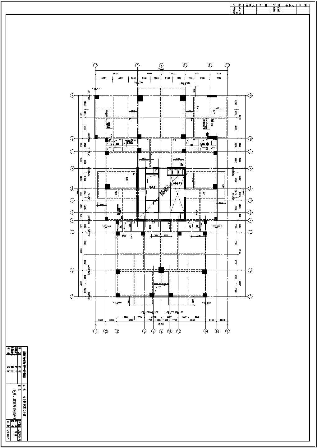 福建某26层框剪结构公寓结构施工图