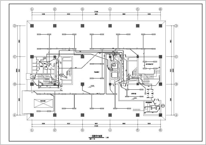 某18层全套电气CAD施工设计图纸_图1