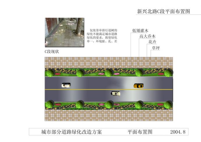 城市道路绿化改造方案3_图1
