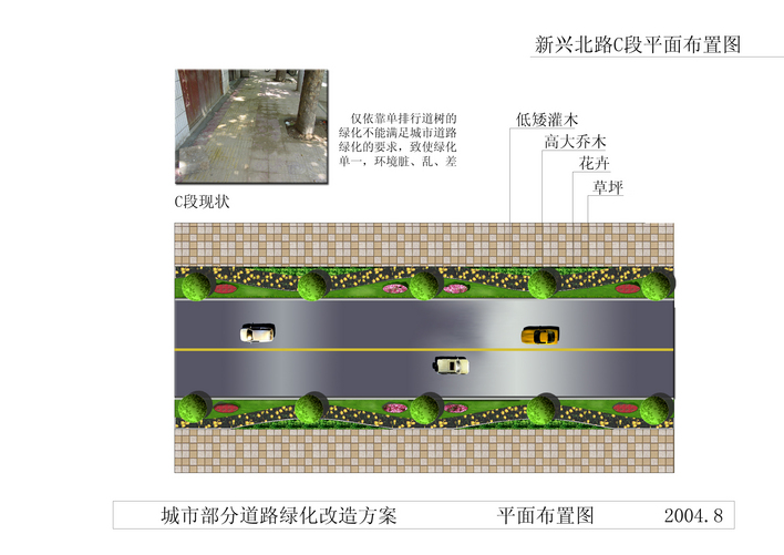 城市道路绿化改造方案3