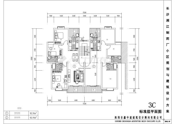 某地高层住宅楼小区建筑设计施工图（知名设计院）-图二