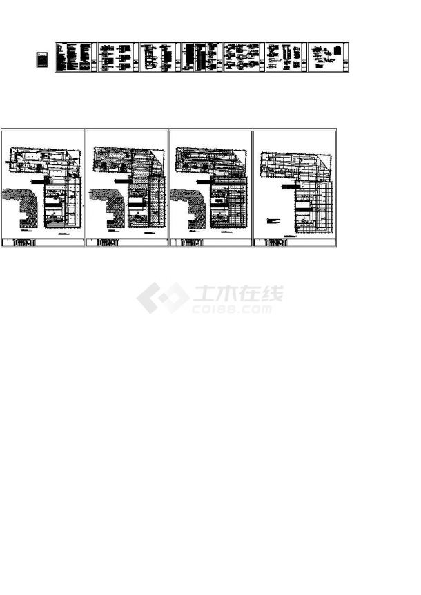 涡阳县华都小区地下车库电气设计图（含设计说明、2个CAD）-图二