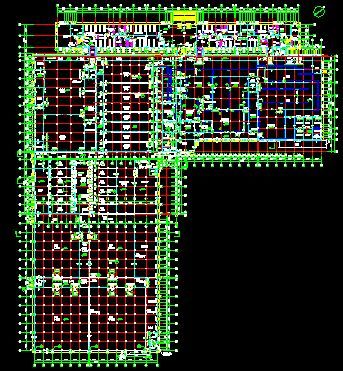 屠宰车间建筑平面图-图一