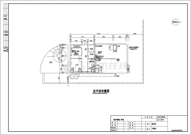 300吨医院废水处理工程工艺施工图纸-图二