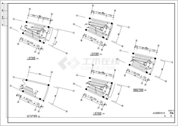 某地小型会所全套建筑设计图（含设计说明）-图一