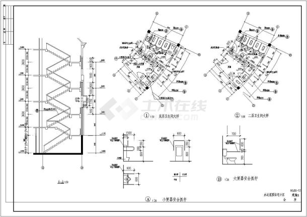 某地小型会所全套建筑设计图（含设计说明）-图二