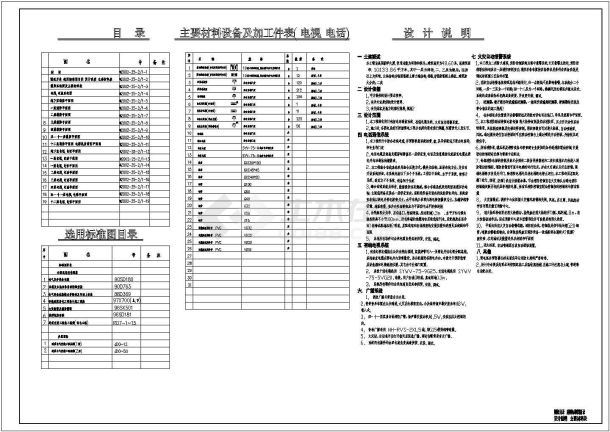 12层宾馆消防电气系统设计方案全套CAD图纸-图二