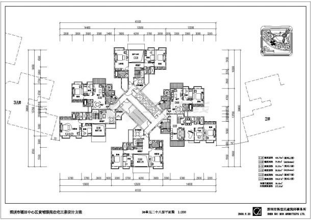 某地高层住宅楼小区三四期建筑设计方案-图二