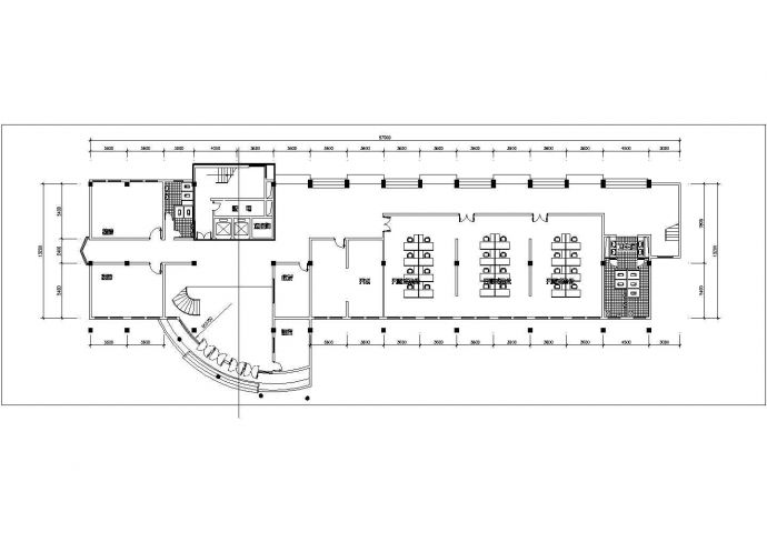 某高层办公楼建筑施工设计方案图纸_图1