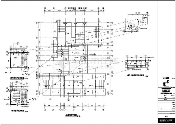 某地大型31层塔式商住楼建筑施工图（全套）-图二