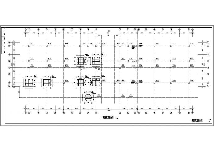 某8层办公楼框架结构设计施工图纸_图1
