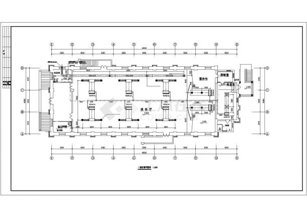 天津某大学综合楼整套空调cad平面设计施工详情图-图二