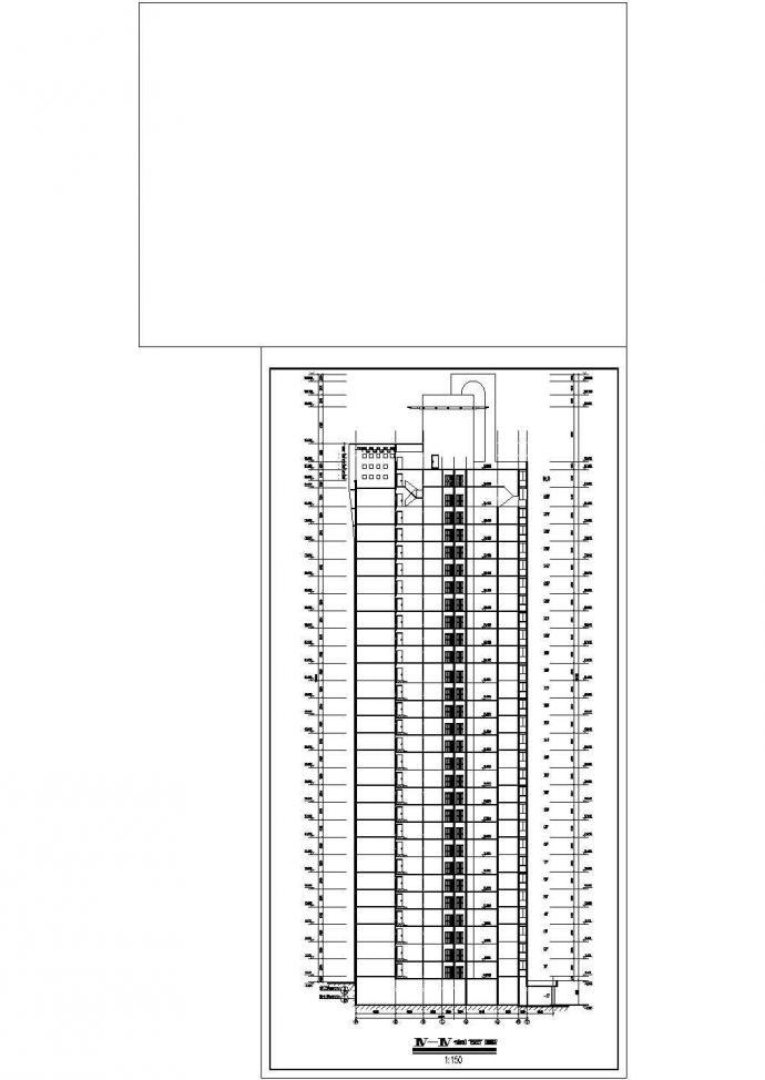 某地区大型高层住宅楼建筑全套施工图纸_图1
