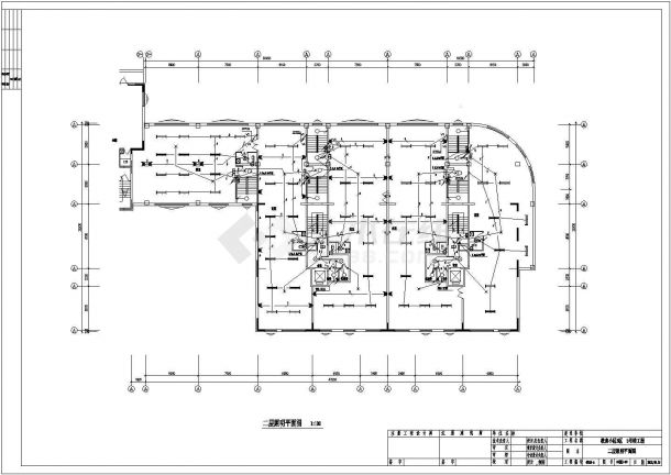 某地二类高层住宅电气设计CAD施工图纸-图二