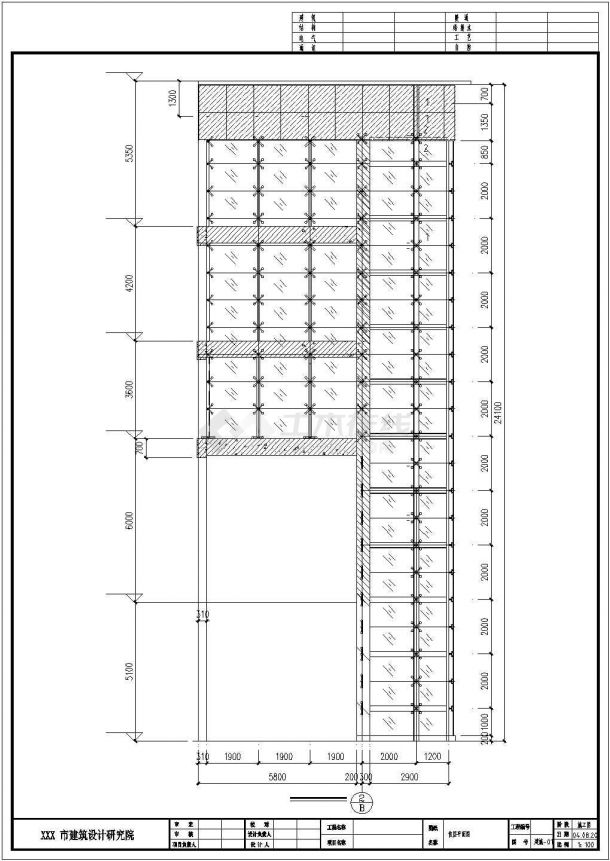 钢结构观光电梯井道施工图（全套）-图二