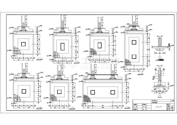 某7层住宅楼结构设计图（含设计说明）-图二