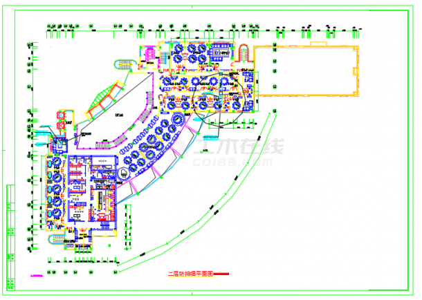 某三层超市空调采暖工程设计施工图-图二