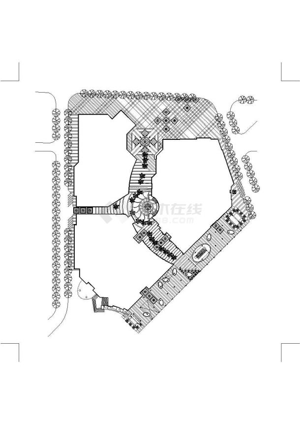 某西汉正街家居广场第一期建筑设计工程-图一