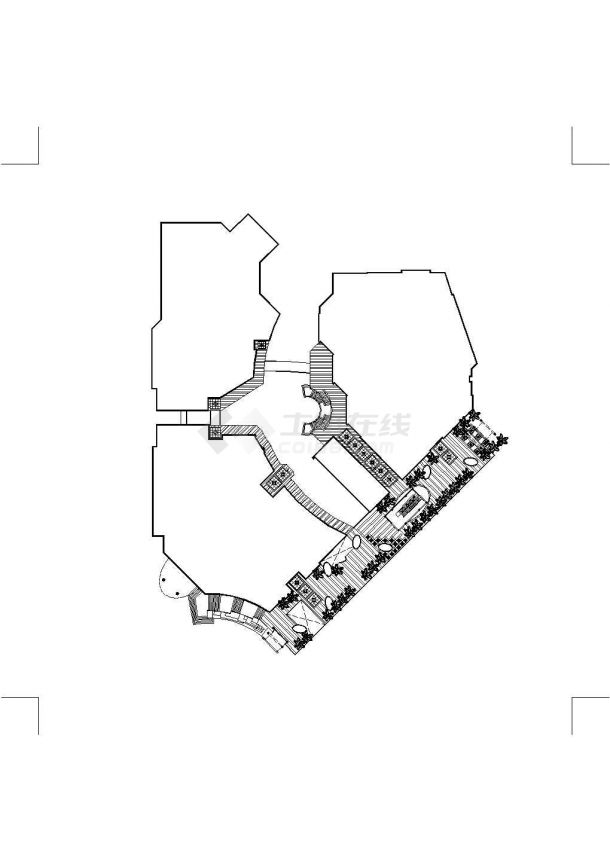 某西汉正街家居广场第一期建筑设计工程-图二