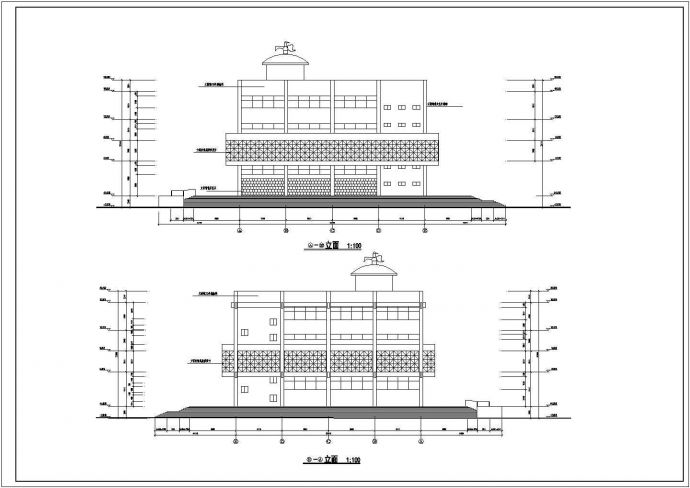 某地活化石博物馆建筑设计施工CAD图_图1