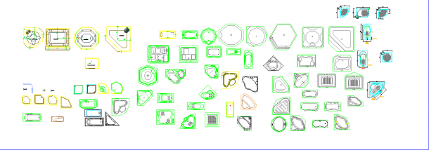 CAD室内装修厨卫用具素材设计图块-图二